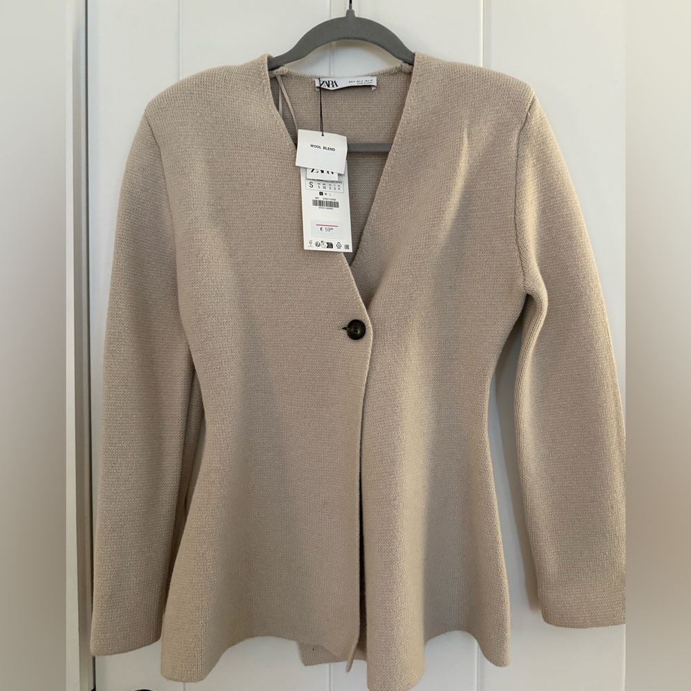 Zara cinched waist Blazer
